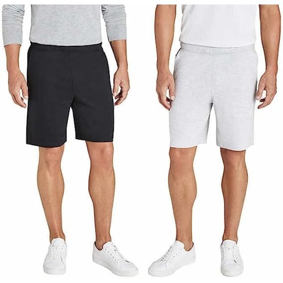 EDDIE BAUER MEN'S 2 PACK LOUNGE SHORT - Picture 1 of 5